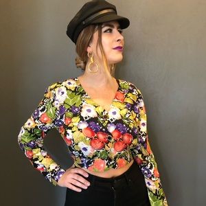 Rampage Floral Bolero